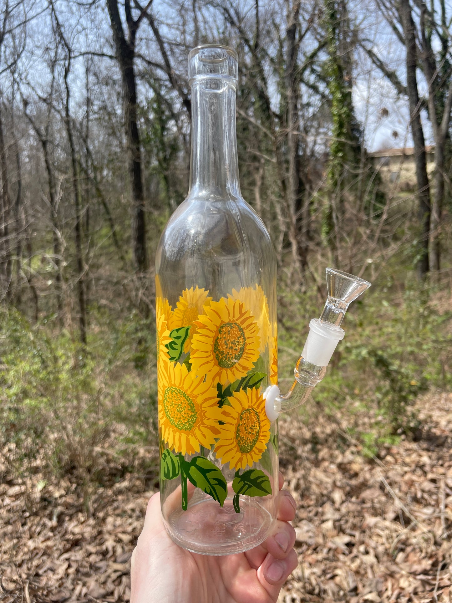 Sunflower Bottle Water Pipe