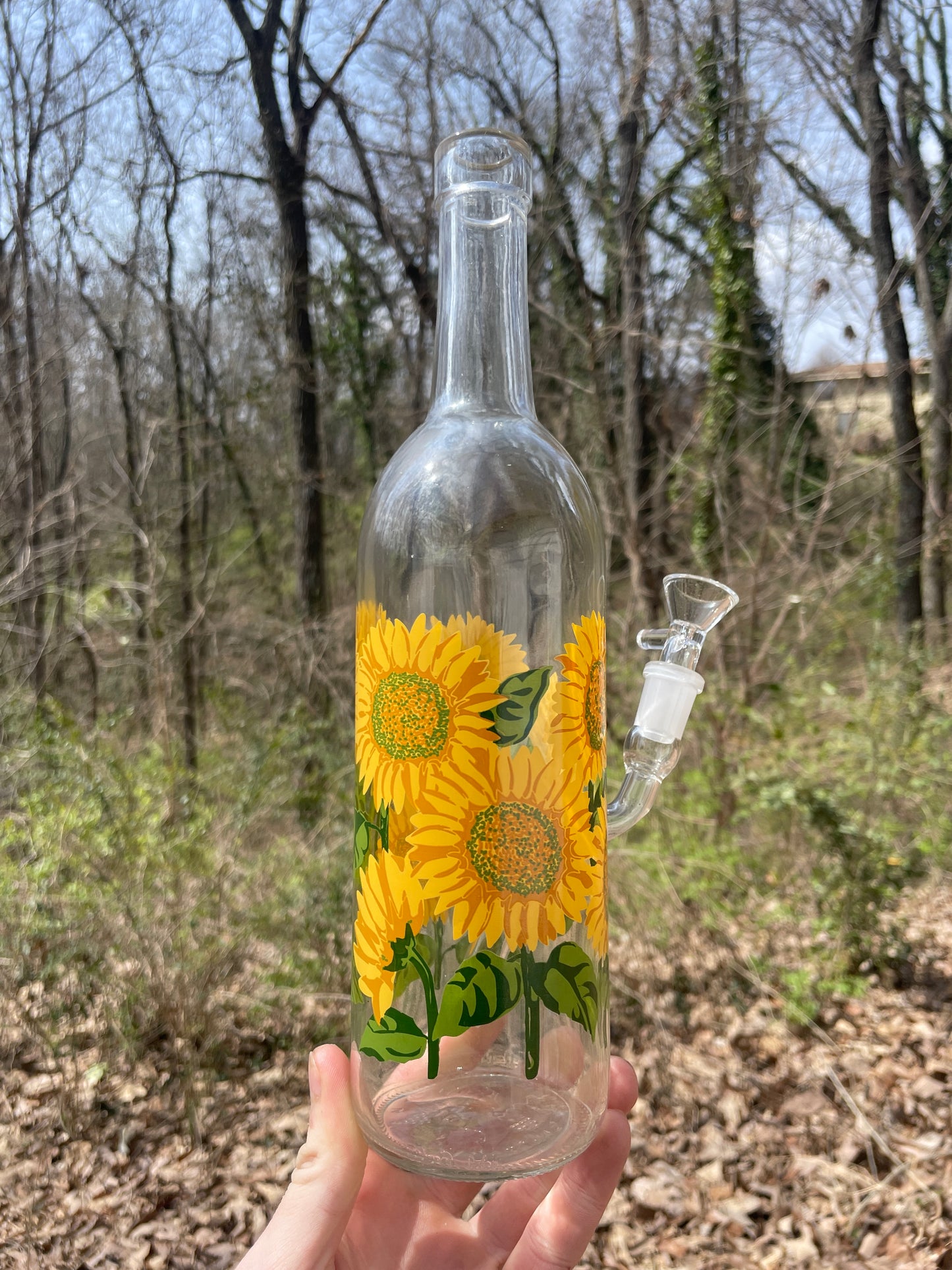 Sunflower Bottle Water Pipe