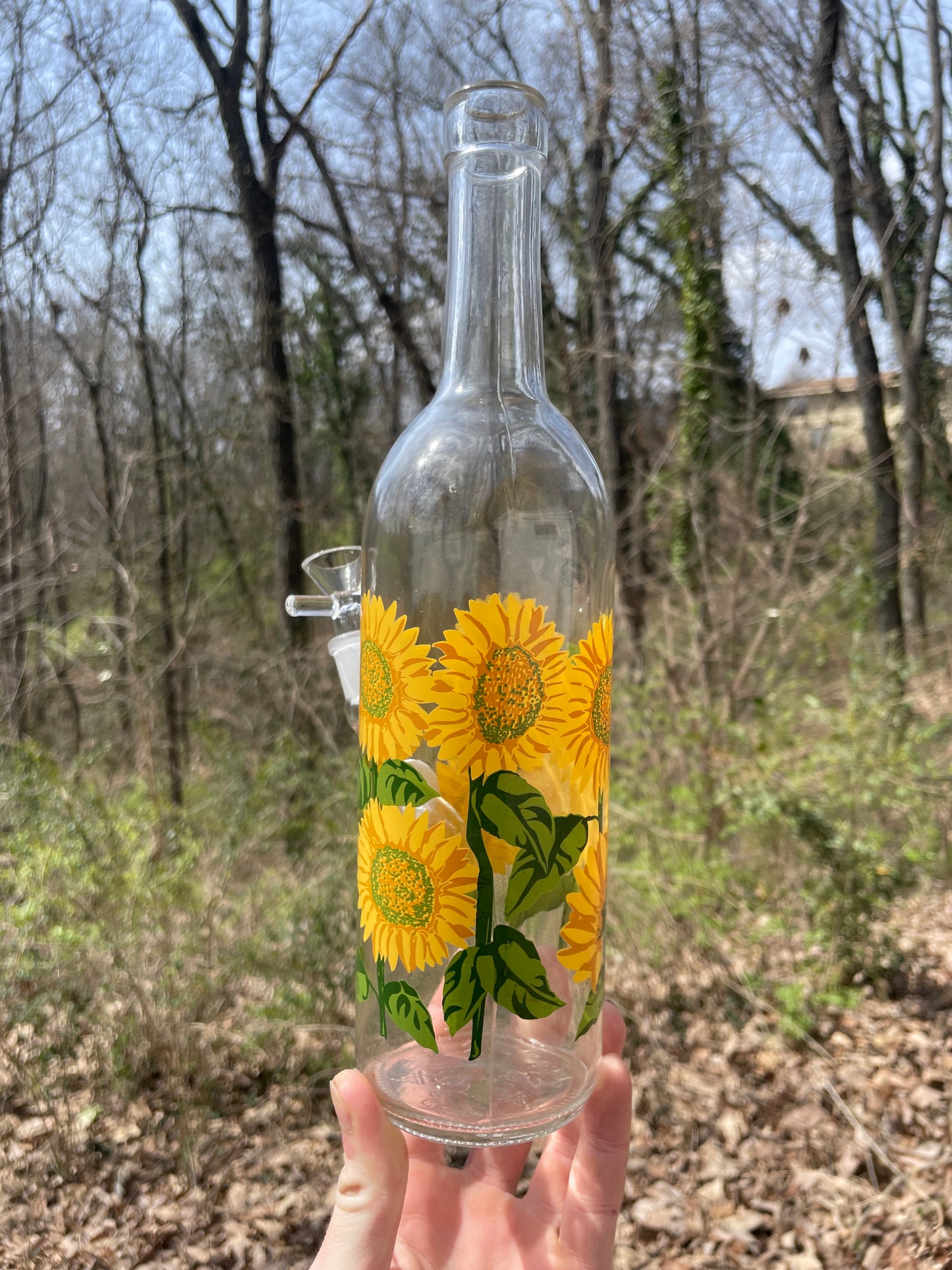 Sunflower Bottle Water Pipe