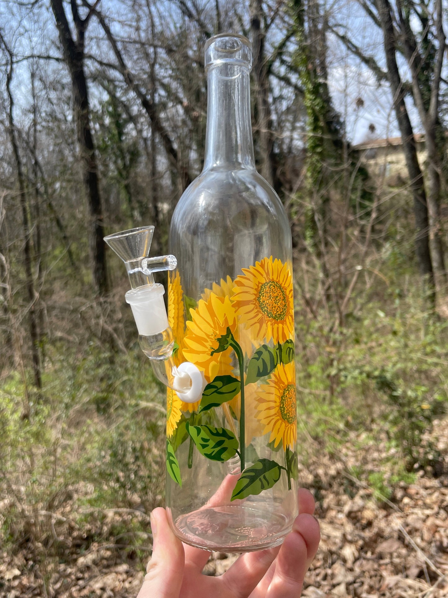 Sunflower Bottle Water Pipe