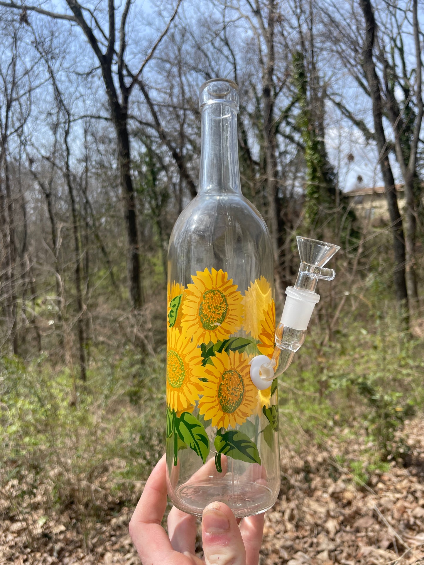 Sunflower Bottle Water Pipe
