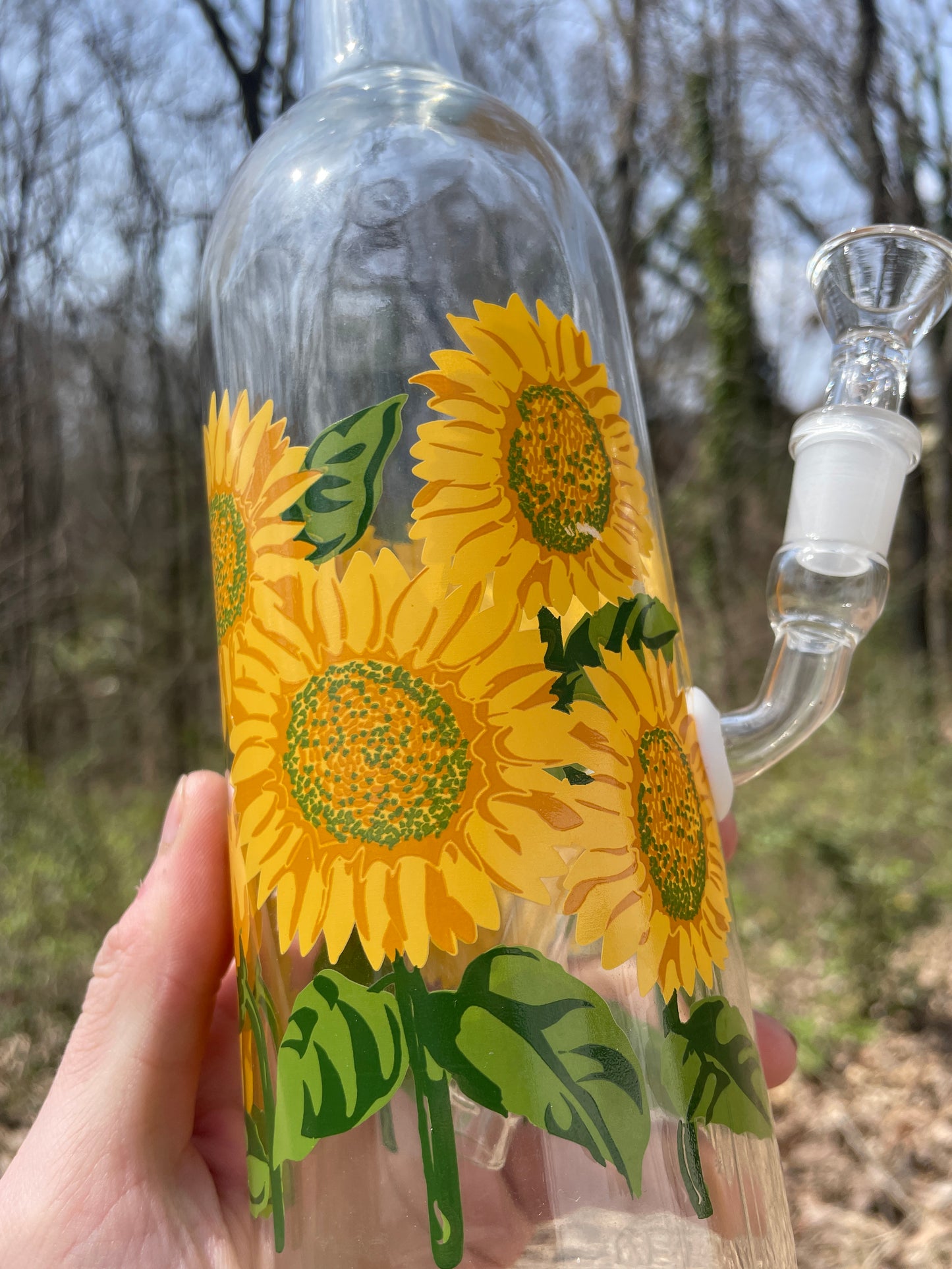 Sunflower Bottle Water Pipe