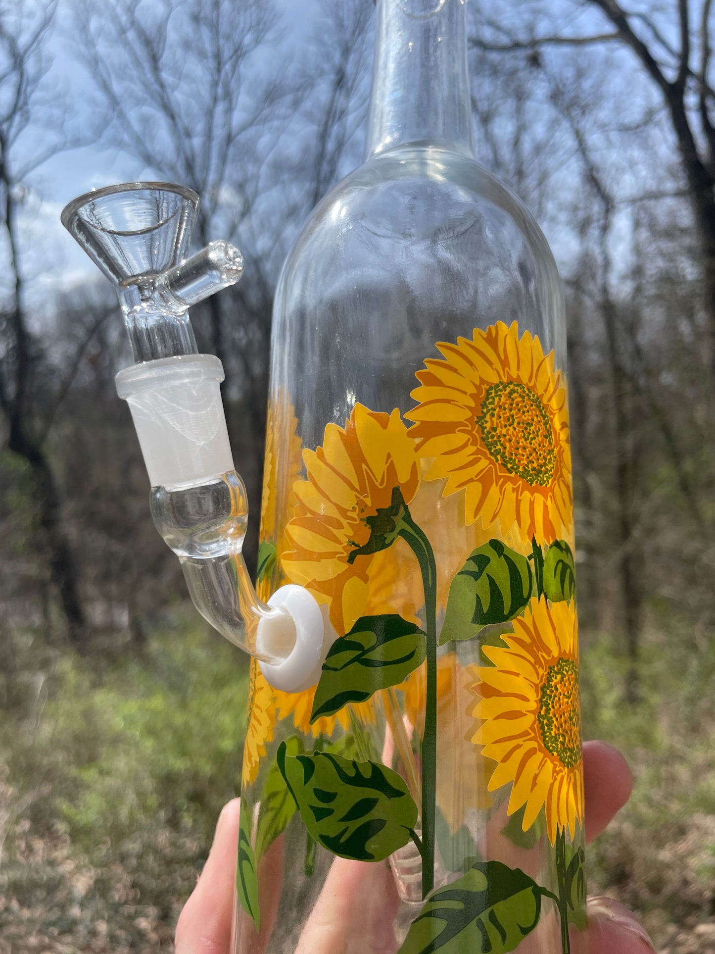 Sunflower Bottle Water Pipe