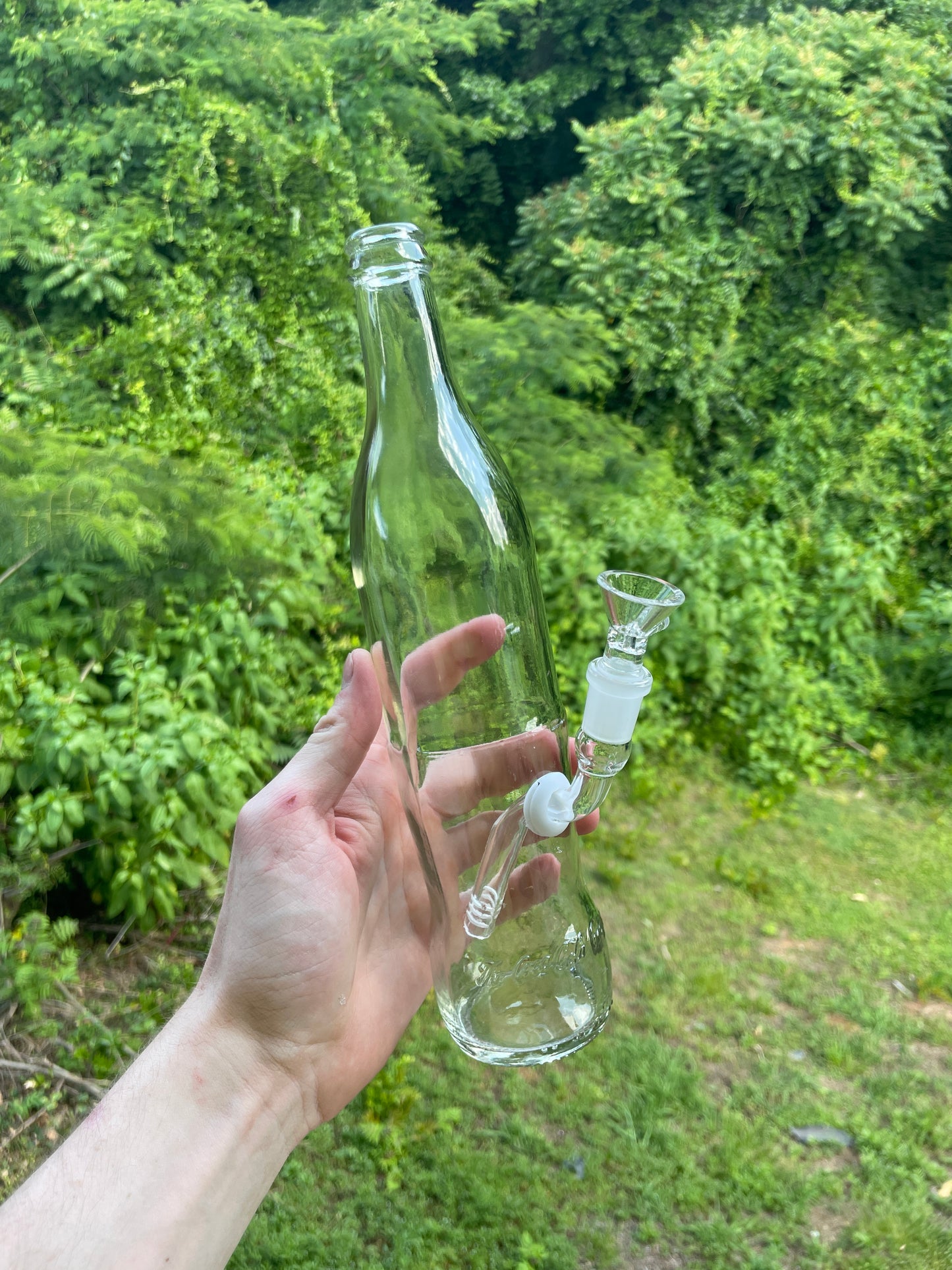 Glass Fanta Bottle Water Pipe