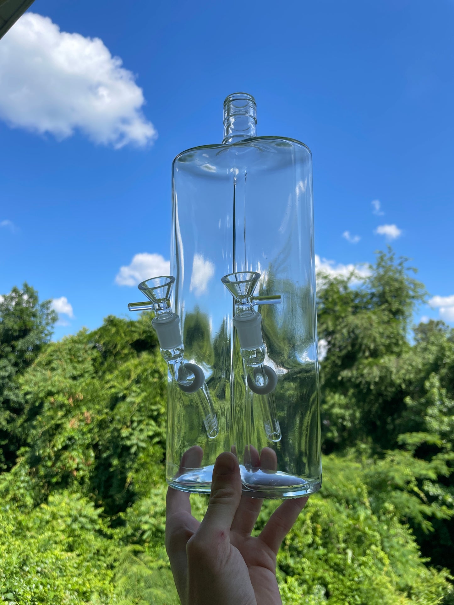 *limited* Double Barrel Bottle Water Pipe