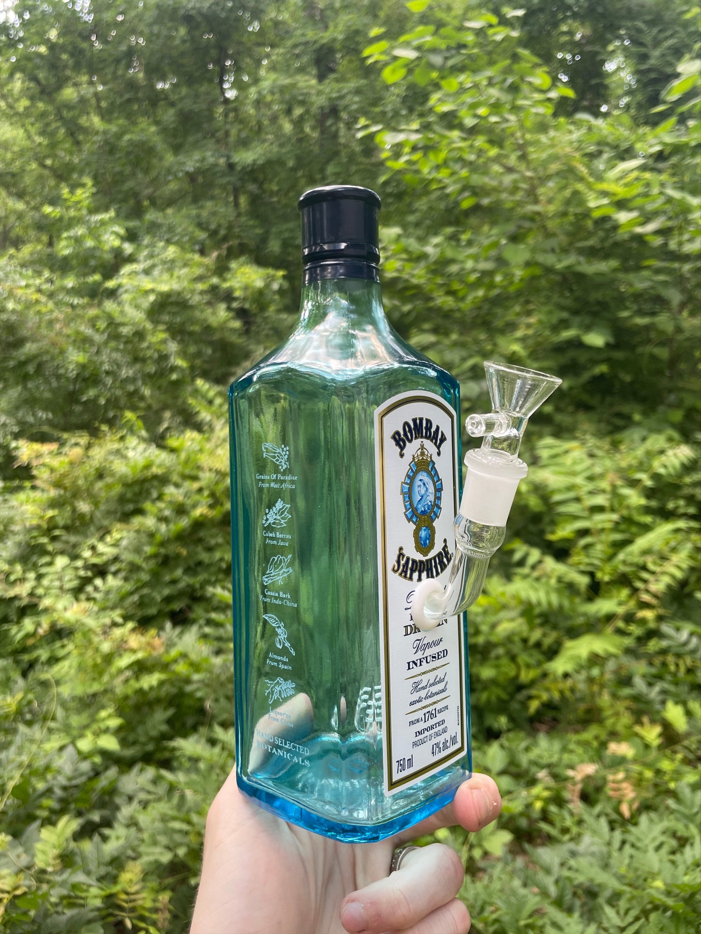 Bombay Sapphire Water Pipe