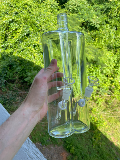*limited* Double Barrel Bottle Water Pipe